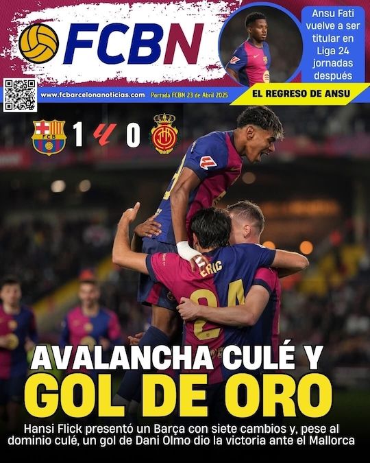 portada fcbn 23 abril 2025 fc barcelona 1 0 mallorca liga copia portada fcbn 23 abril 2025 fc barcelona 1 0 mallorca liga copia