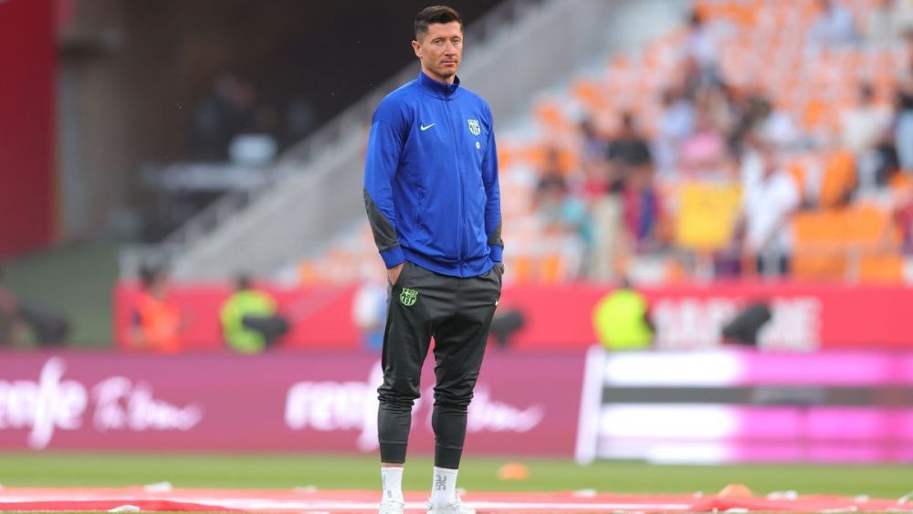 Robert Lewandowski, delantero del FC Barcelona Robert Lewandowski, delantero del FC Barcelona