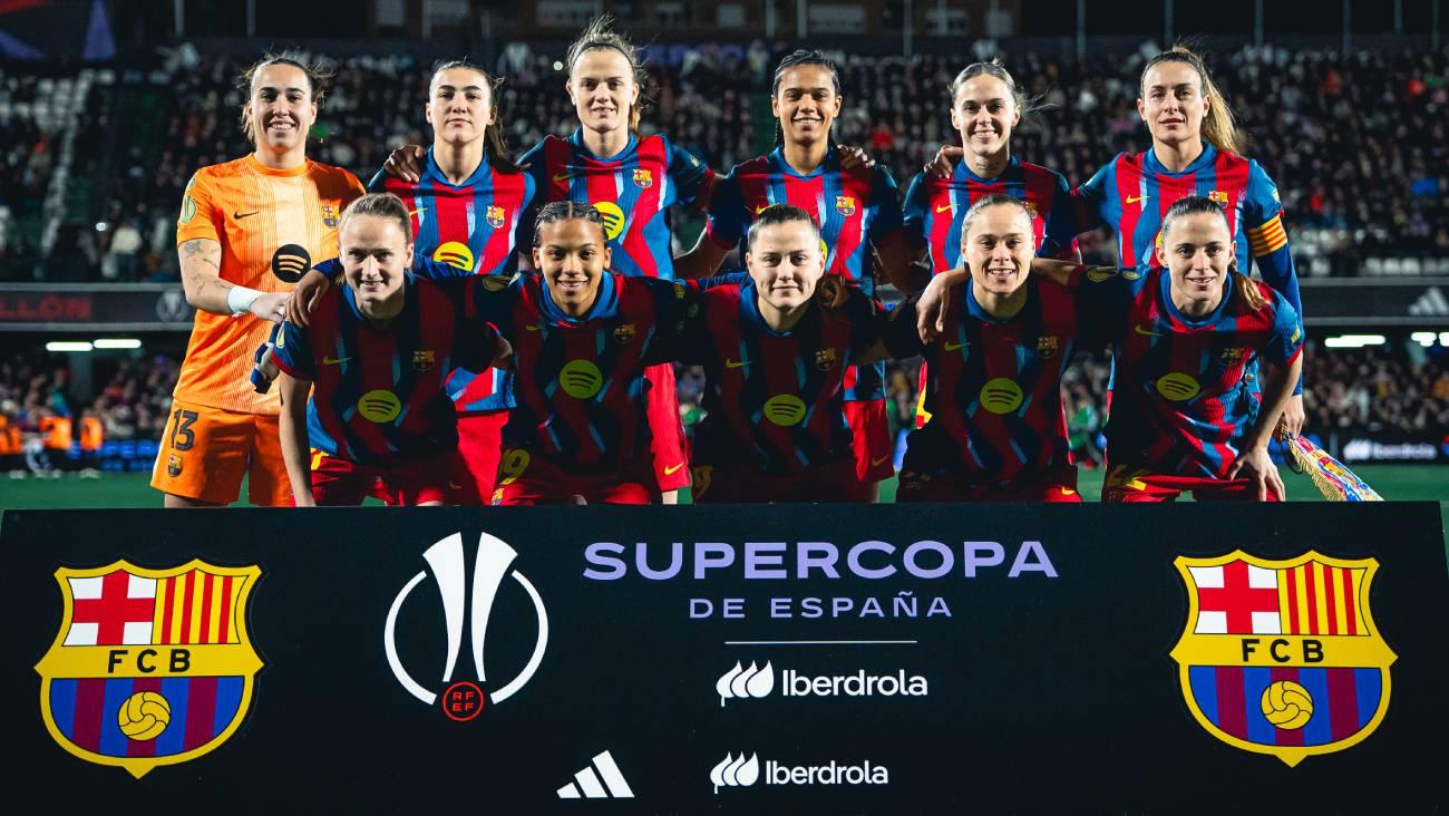 El Barça Femení se queda con el Clásico y la Supercopa de España (2-0) El Barça Femení se queda con el Clásico y la Supercopa de España (2-0)