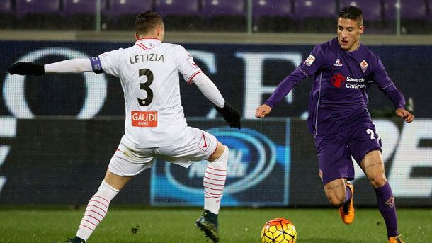 El de sabadell dio la asistencia del gol "viola" contra el bolonia