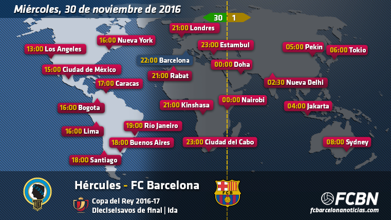 Hércules vs FC Barcelona TV Online