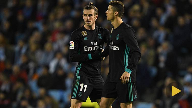 Gareth Bale y Cristiano Ronaldo en un partido del Real Madrid