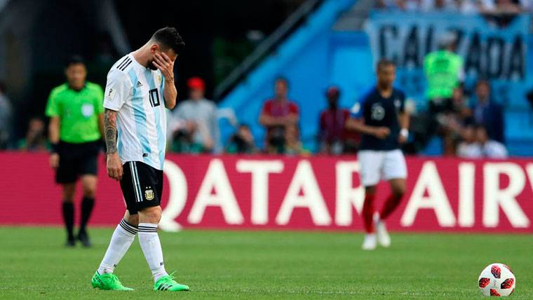 Messi has suffered hard moments