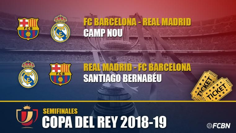 Entradas Barcelona vs Real Copa del Rey 2018-19