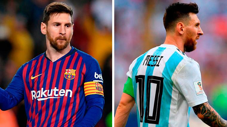 The Difference Between The Numbers Of Leo Messi With The Fc Barcelona And With Argentina