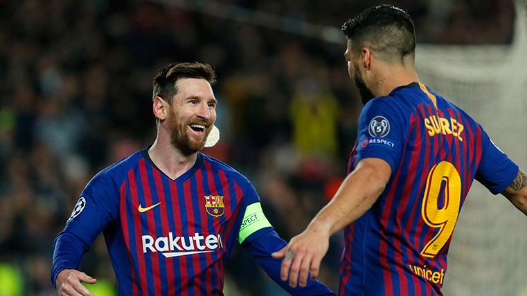 The gesta of Leo Messi and Luis Suárez repeats a year afterwards