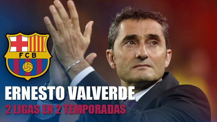 Ernesto Valverde conquers his second League with the FC Barcelona