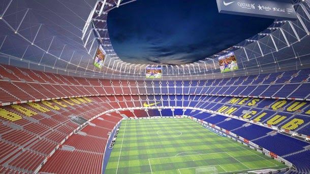 A new camp nou, but with the current structure