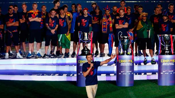 Las Palabras De Luis Enrique En El Camp Nou Tras El Triplete