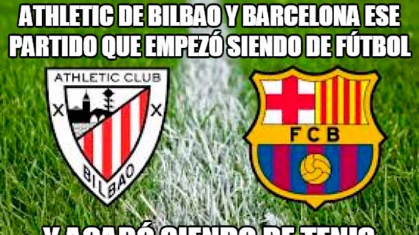 La goleada parecida a un partido de tenis, la venganza y luis suárez, entre los mejores memes del partido entre fc barcelona y athletic