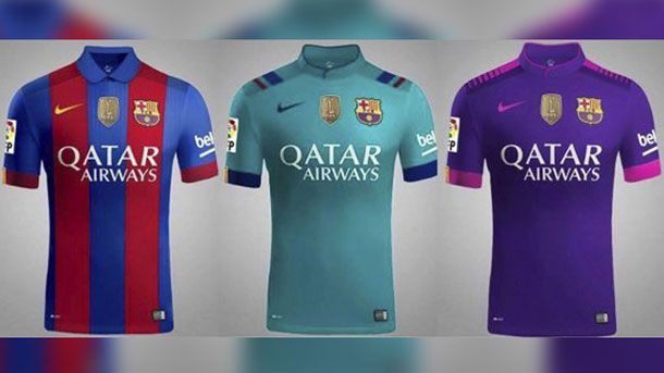 fcb 3 camisetas