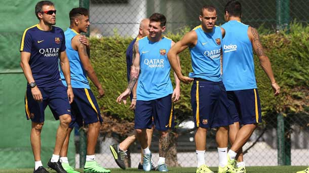 Penultimate train of the Barça before confronting to the Espanyol